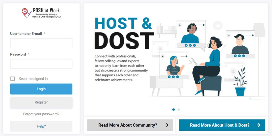 Community POSHequili Login Page