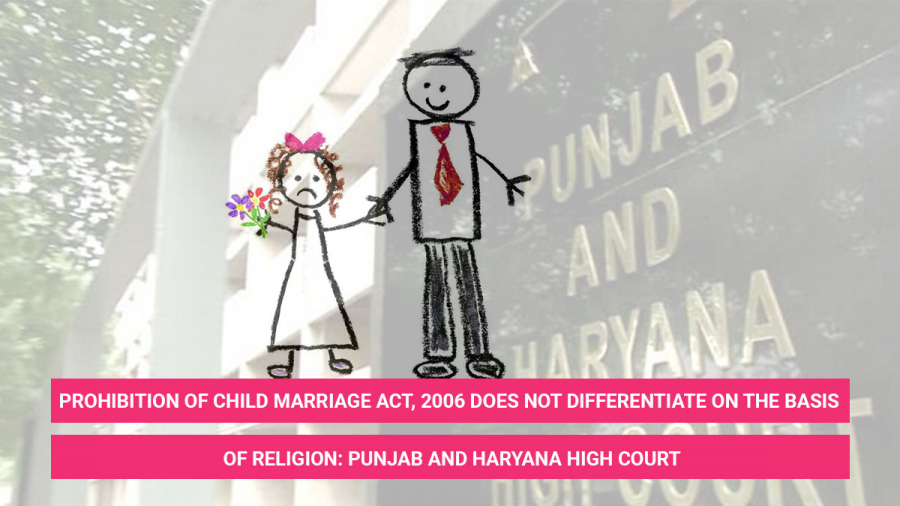 Prohibition of Child Marriage Act