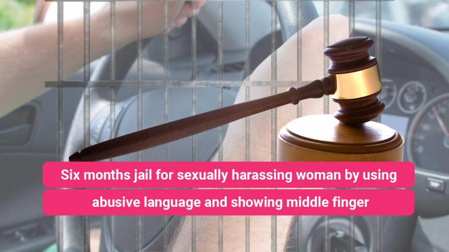 Six months jail for sexually harassing woman