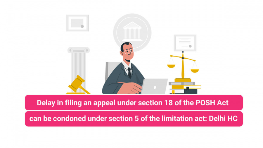 Delay in filing an appeal under posh act