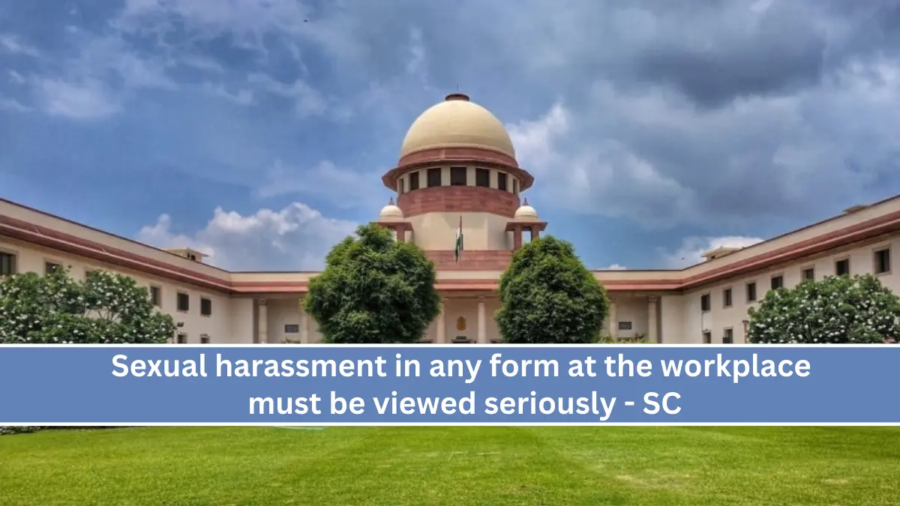 Sexual harassment must be viewed seriously