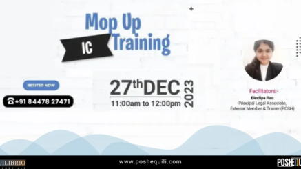 MOP Up Internal Committee (IC) Training Program