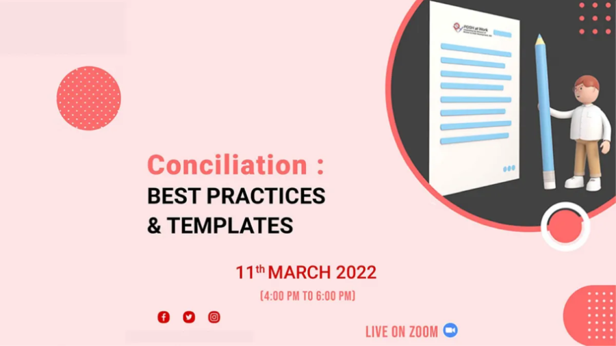 11th March 2022 – Conciliation Best Practices & Templates